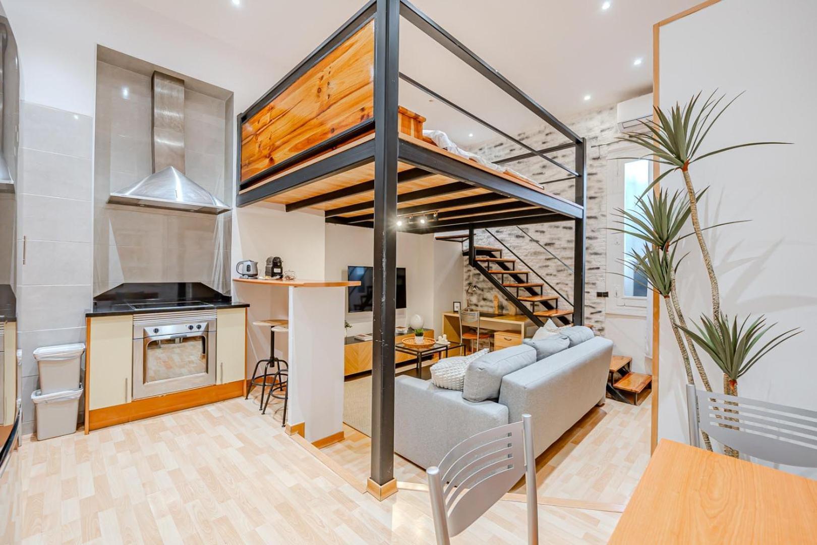 Apartament Increible Loft A 5 Min Del Retiro & Wizink Madryt Zewnętrze zdjęcie